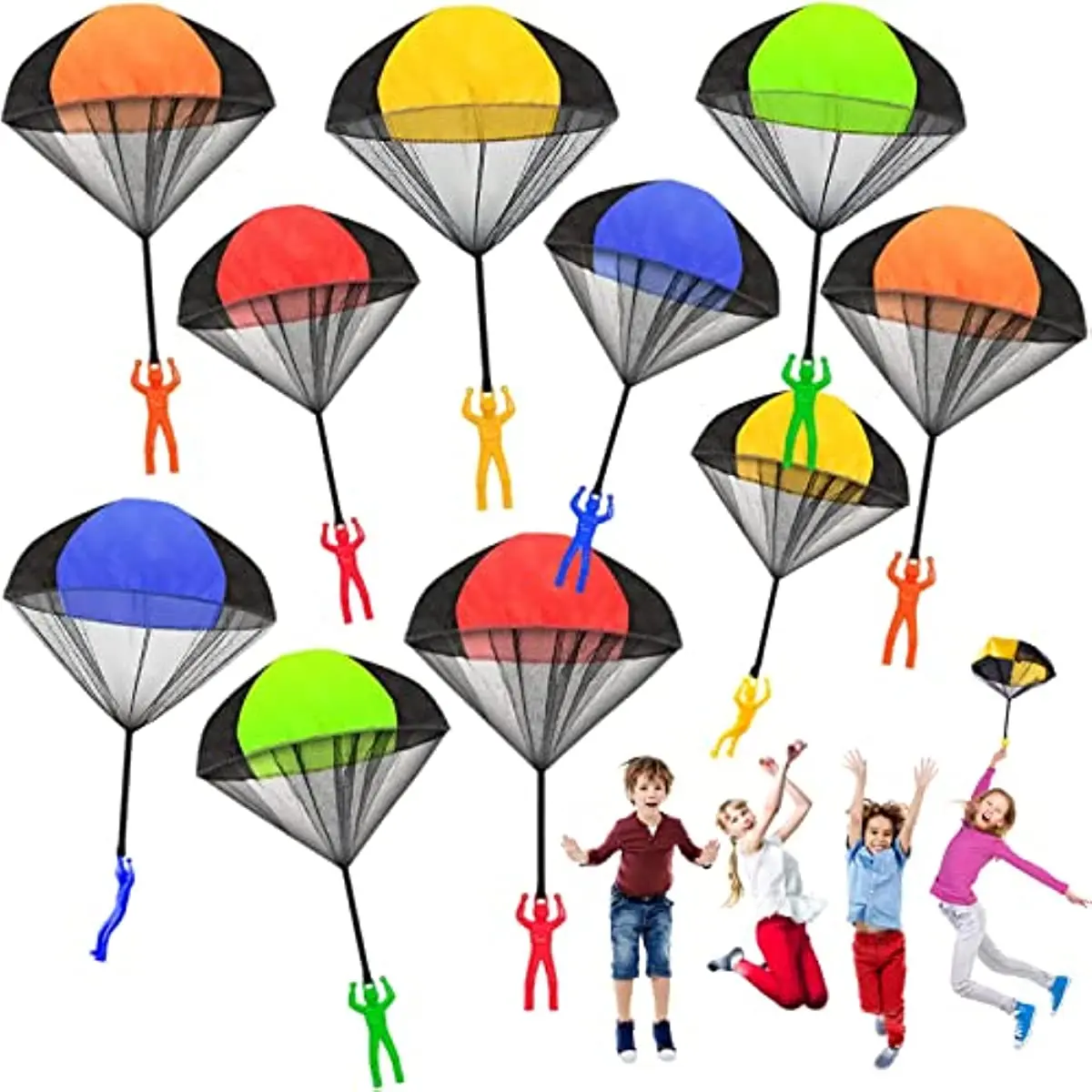 Kids Hand Throwing Parachute Toy Outdoor Funny Toys Game for Children Fly Parachute Sport Educational Games with Mini Soldier
Kids Hand Throwing Parachute Toy Outdoor Funny Toys Game for Children Fly Parachute Sport Educational Games with Mini Soldier