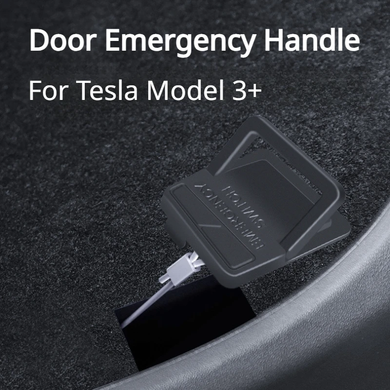 

Door Emergency Handle for Tesla Model 3+ Rear Door Physical Mechanical Door Lock Unlock Puller Button New Model3 Highland 2024
