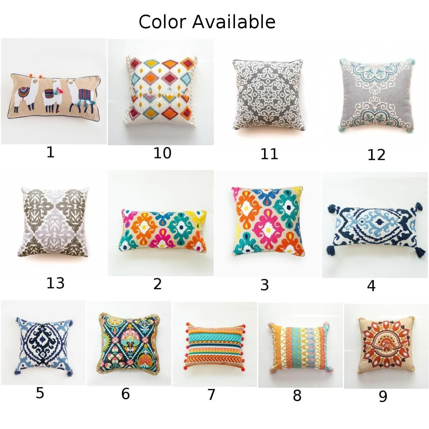 1pc Pillow Case Moroccan Living Room Sofa Handmade Pillowcase Homestay Embroidered Exotic Ethnic 30x60/45x45/35x45cm
1pc Pillow Case Moroccan Living Room Sofa Handmade Pillowcase Homestay Embroidered Exotic Ethnic 30x60/45x45/35x45cm