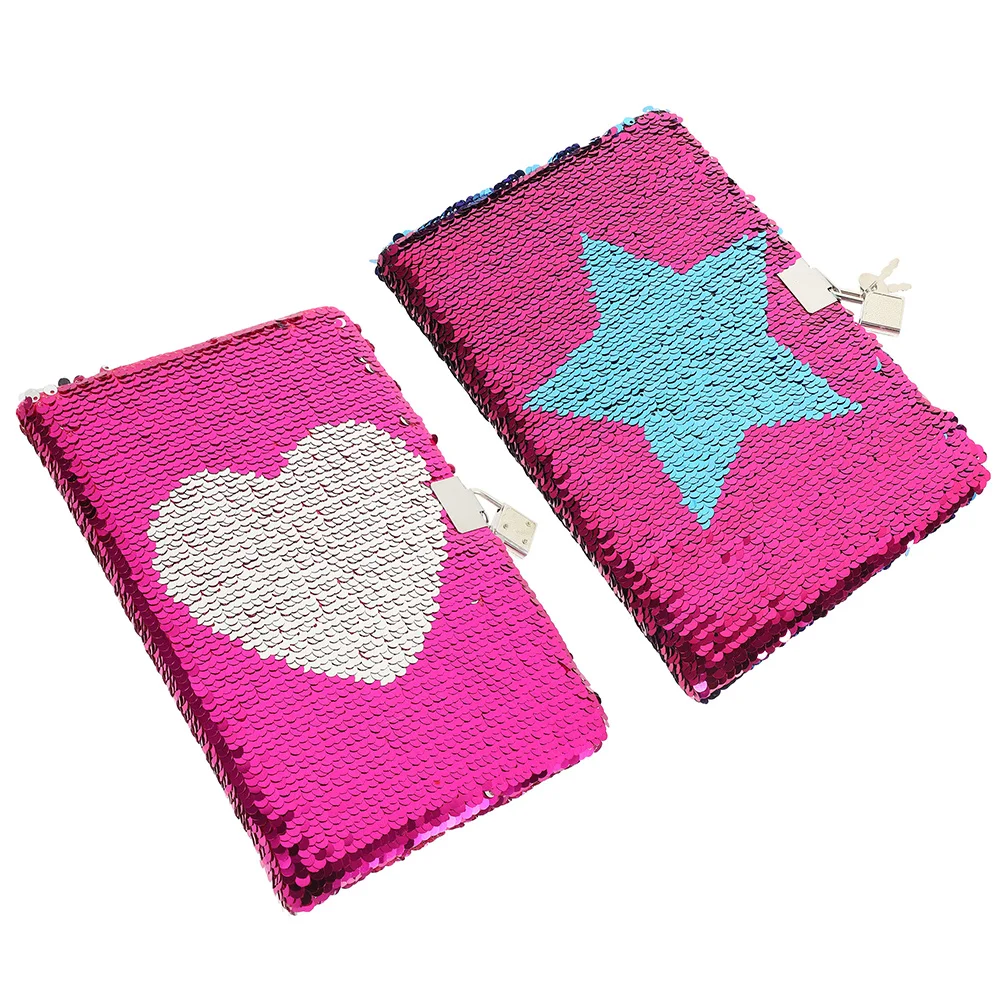 2 Pcs Notebooks Color Flip Positioning Embroidered Sequin Office Writing Diary Shell Planner
2 Pcs Notebooks Color Flip Positioning Embroidered Sequin Office Writing Diary Shell Planner