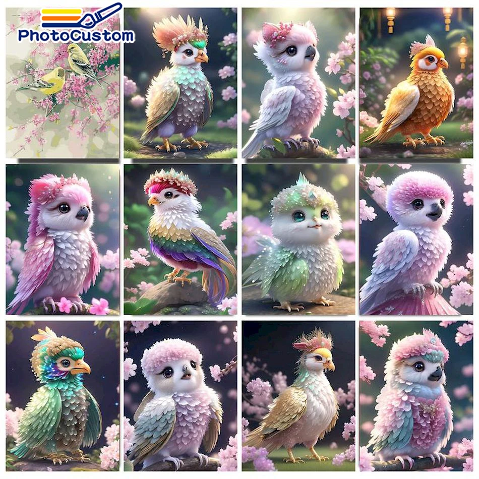 PhotoCustom 60x75cm Oil Painting By Number Animals Kits For Adults Handpainted Oriole DIY Coloring By Number Crafts Home Decor
PhotoCustom 60x75cm Oil Painting By Number Animals Kits For Adults Handpainted Oriole DIY Coloring By Number Crafts Home Decor