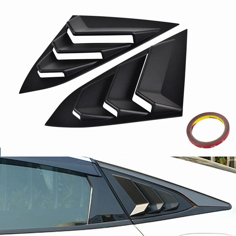 Louvers Spoiler Panel Rear Side Window Cover Quarter Window Body Kits for Honda Civic Sedan 4-Door 2016 2017 2018
Louvers Spoiler Panel Rear Side Window Cover Quarter Window Body Kits for Honda Civic Sedan 4-Door 2016 2017 2018