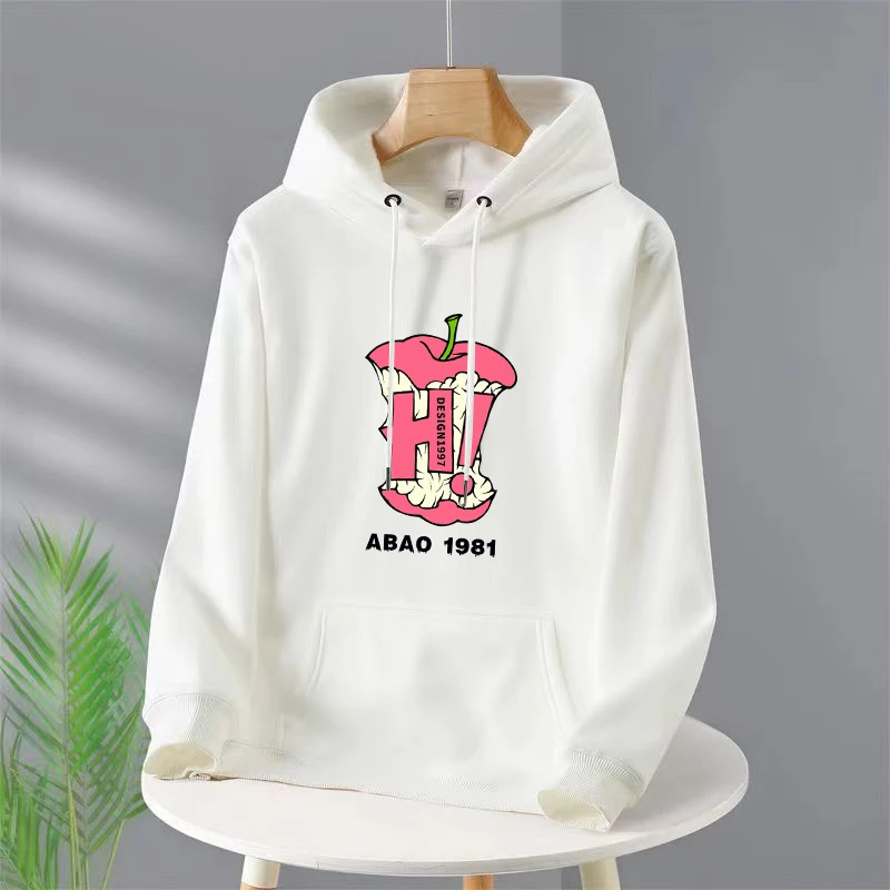 Design Apple Printing Hoodies Fashion Outdoor For Men Women Long Sleeved Clothing High-Quality Autumn Winter Fleece Pullover
Design Apple Printing Hoodies Fashion Outdoor For Men Women Long Sleeved Clothing High-Quality Autumn Winter Fleece Pullover