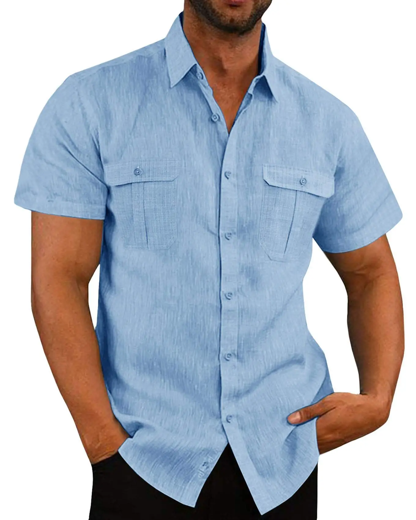 Casual Cotton Linen Shirts Mens Summer Solid Color Short Sleeve Shirts For Men Blusas Camisa Masculina Loose Mens Shirts
Casual Cotton Linen Shirts Mens Summer Solid Color Short Sleeve Shirts For Men Blusas Camisa Masculina Loose Mens Shirts