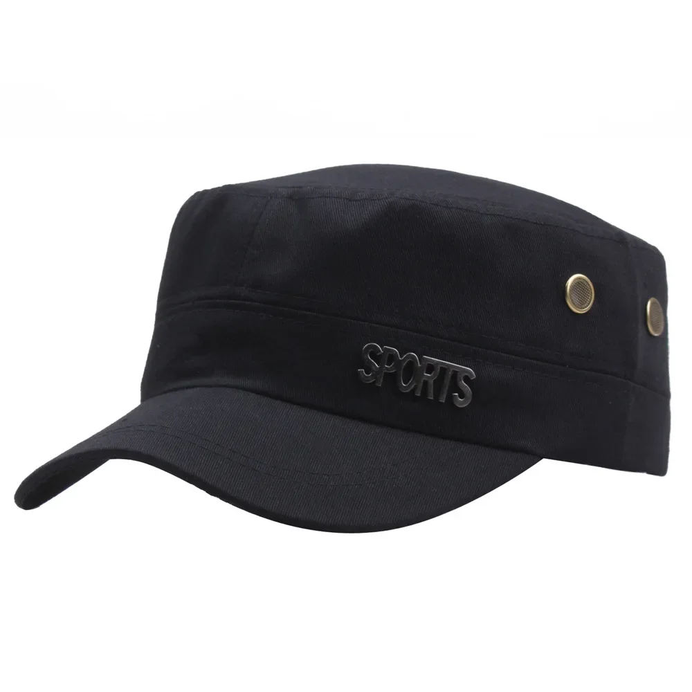 Casquette de baseball militaire en coton solide pour hommes et femmes, chapeau de marin militaire, haut pratique de l'armée, DulSnapback, sports de plein air, printemps Casquette de baseball militaire en coton solide pour hommes et femmes, chapeau de marin militaire, haut pratique de l'armée, DulSnapback, sports de plein air, printemps