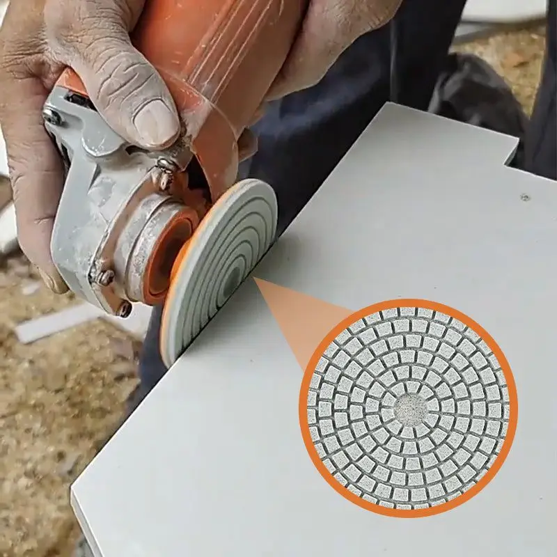 Integrated Polishing Blade, Ceramic Tile Edge Trimming Angle Grinder, Dry Polishing Slate, Marble Quartz Stone Edge Grinding And
Integrated Polishing Blade, Ceramic Tile Edge Trimming Angle Grinder, Dry Polishing Slate, Marble Quartz Stone Edge Grinding And