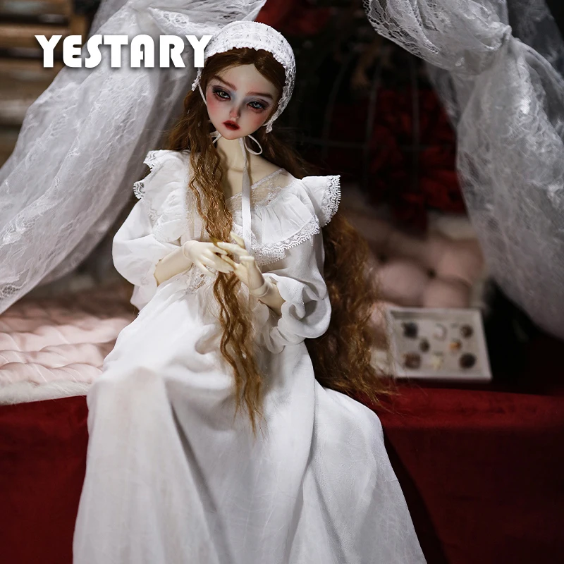 

Аксессуары для кукол YESTARY BJD, одежда для 1/3 1/4 1/6 Blythe OB27, белая ночная рубашка, материал для рукоделия, комплекты одежды для девочек