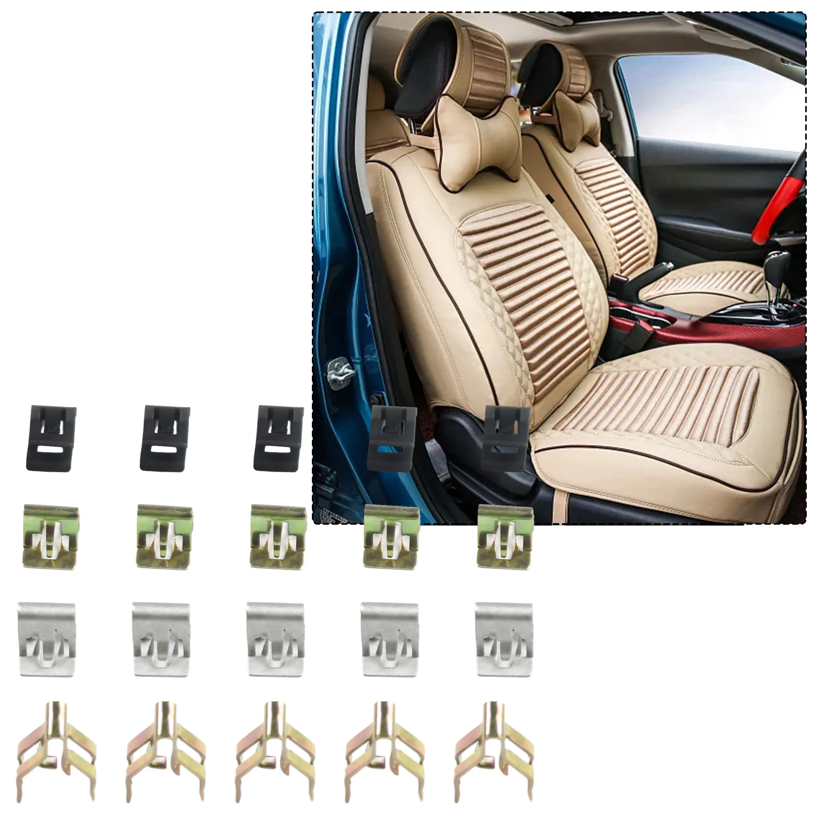 20X Car Instrument Panel Rivet Fastener Clip General Metal Car Console Dashboard Decorative Rivet Buckle Fastening Clips
20X Car Instrument Panel Rivet Fastener Clip General Metal Car Console Dashboard Decorative Rivet Buckle Fastening Clips