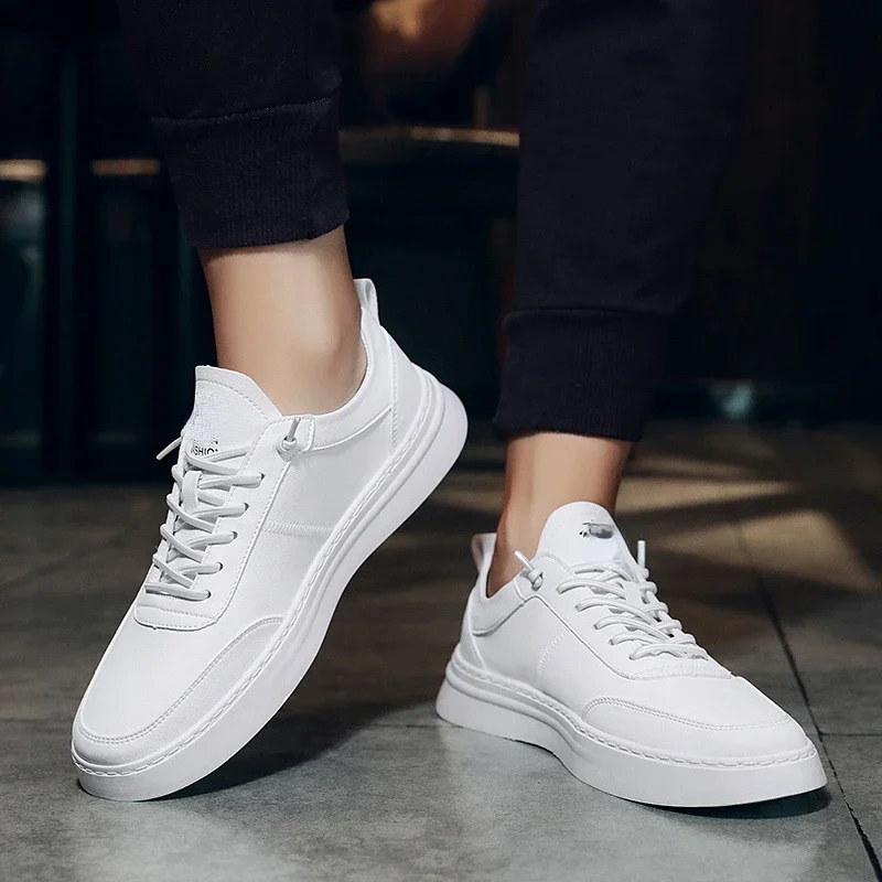 2024 New Men's Casual Shoes Quality PU Leather Shoes for Men Lace-up Breathable Fashion Loafers spring Autumn Flats Man Sneakers
2024 New Men's Casual Shoes Quality PU Leather Shoes for Men Lace-up Breathable Fashion Loafers spring Autumn Flats Man Sneakers