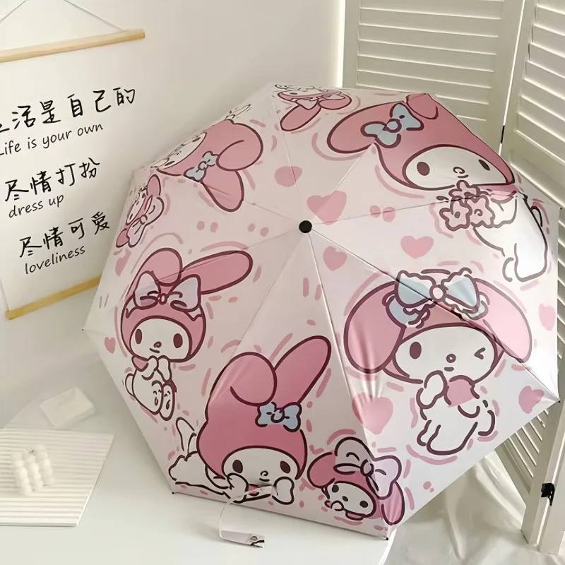 Мультфильм Sanrios аниме Kawaii Kuromi My Melody Hellokittys автоматический складной зонт Защита от солнца УФ Защита Портативный подарок
Мультфильм Sanrios аниме Kawaii Kuromi My Melody Hellokittys автоматический складной зонт Защита от солнца УФ Защита Портативный подарок
