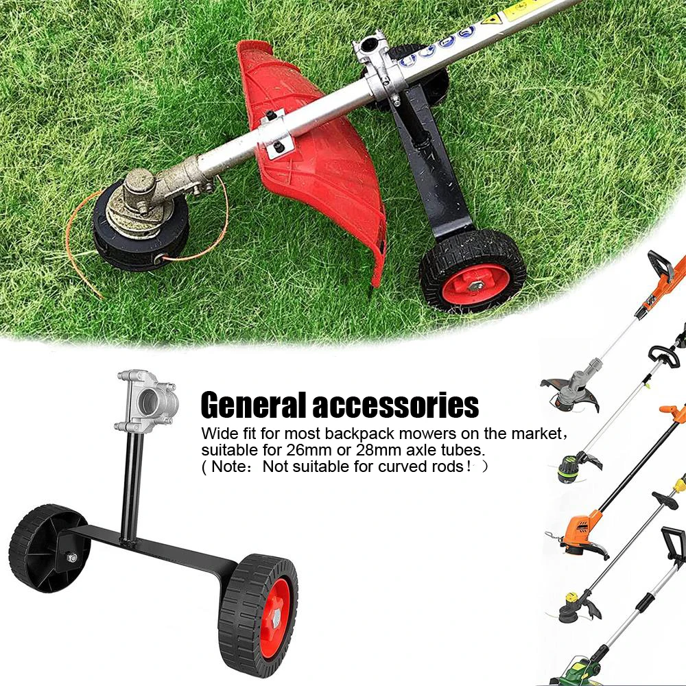 26/28mm Garden Lawn Mower Support Wheel Adjustable Weed Trimmer Auxiliary Wheels Portable String Trimmer Wheel Mower Attachment
26/28mm Garden Lawn Mower Support Wheel Adjustable Weed Trimmer Auxiliary Wheels Portable String Trimmer Wheel Mower Attachment