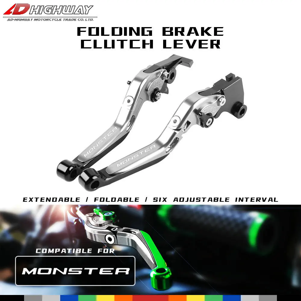 

CNC Brake Adjustable Extendable Folding Brake Clutch Levers For DUCATI MONSTER MONSTER S4 / S4R 2001-2006 / S2R 1000 2006-2008