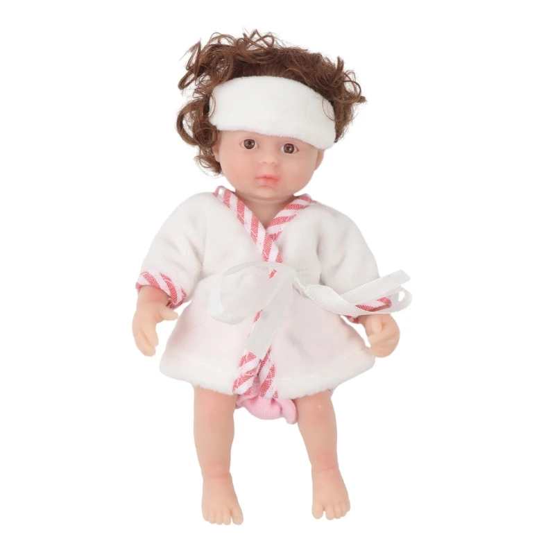 15cm Soft Silicone Doll Newborn Girl Doll 3D Life Like Reborns Educational Toy Collectable Doll Kids Parenting Game Toy
15cm Soft Silicone Doll Newborn Girl Doll 3D Life Like Reborns Educational Toy Collectable Doll Kids Parenting Game Toy