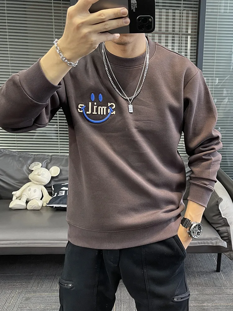 2023 New Hoodless Sweater Men's Spring And Autumn Cotton Round Neck Pullover Cotton Shirt Loose Casual Tide Men Bottoming Shirt
2023 New Hoodless Sweater Men's Spring And Autumn Cotton Round Neck Pullover Cotton Shirt Loose Casual Tide Men Bottoming Shirt
