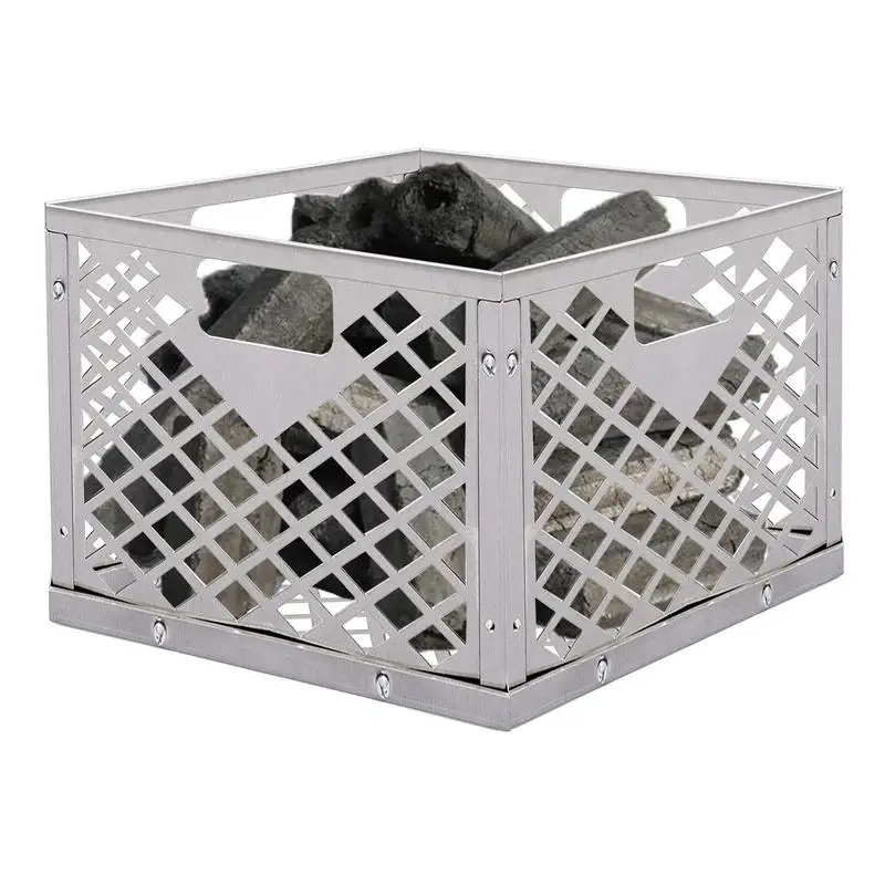 Charcoal Basket Stainless Steel Offset Smoker Charcoal Firebox Basket with Handle Rust-Proof Grilling Barbeque Stove Accessories
Charcoal Basket Stainless Steel Offset Smoker Charcoal Firebox Basket with Handle Rust-Proof Grilling Barbeque Stove Accessories
