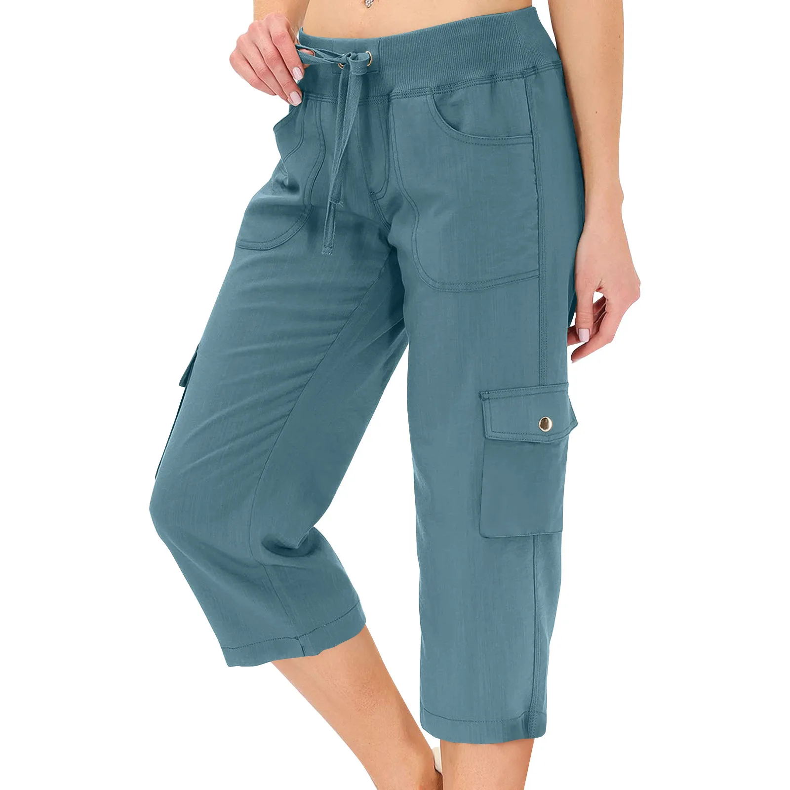 Pants For Women Womens Capris With Pockets Loose Fit Casual Pants Dressy Lightweight Ladies Baggy Cargo Pants Calcas Feminina
Pants For Women Womens Capris With Pockets Loose Fit Casual Pants Dressy Lightweight Ladies Baggy Cargo Pants Calcas Feminina