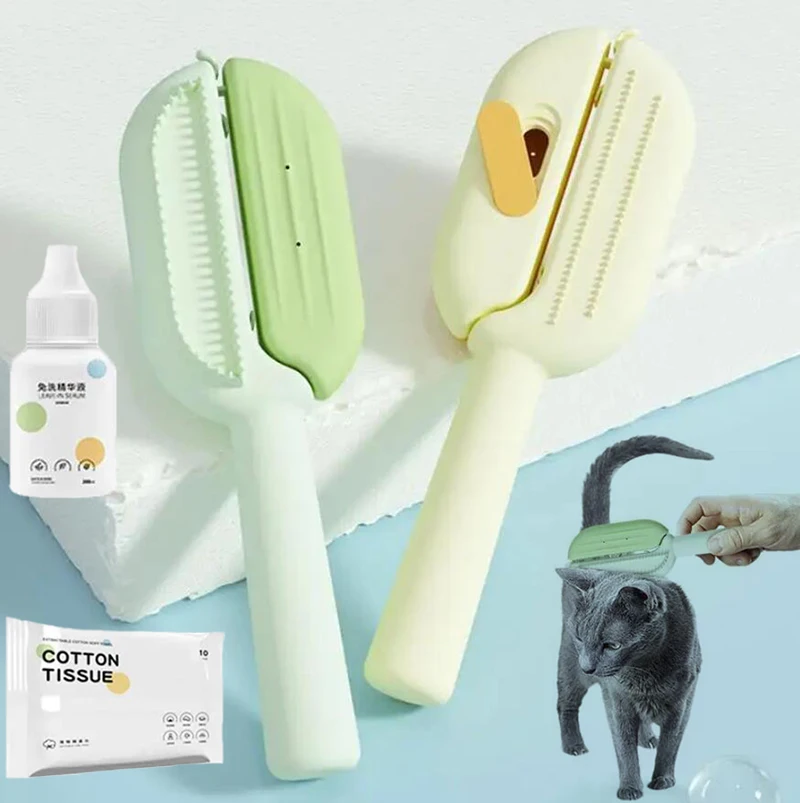 2 In 1 Pet Hair Removal Brushes for Cat Dog Pet Grooming Comb with Wipes Kitten Brush gato accesorios artículos para mascotas
2 In 1 Pet Hair Removal Brushes for Cat Dog Pet Grooming Comb with Wipes Kitten Brush gato accesorios artículos para mascotas