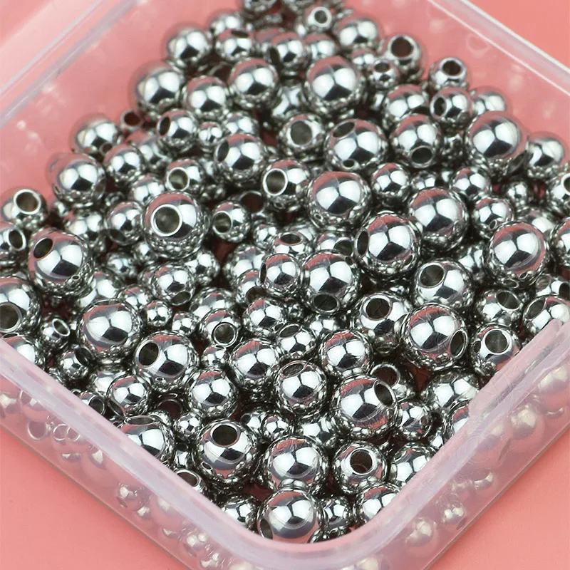 Boxed Mixed 3 4 5 6mm Stainless steel Beads Metal DIY Set Spacer Kit Loose Bead For Jewelry Making Beaded Bracelet Accessories
Boxed Mixed 3 4 5 6mm Stainless steel Beads Metal DIY Set Spacer Kit Loose Bead For Jewelry Making Beaded Bracelet Accessories