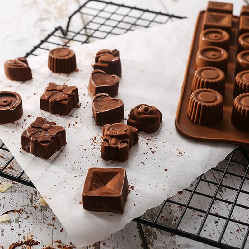 24 Cavity Round Square Blocks Silicone Cake Mould Three-dimensional Ice Cream Baking Mold DIY Chocolate Mold
24 Cavity Round Square Blocks Silicone Cake Mould Three-dimensional Ice Cream Baking Mold DIY Chocolate Mold