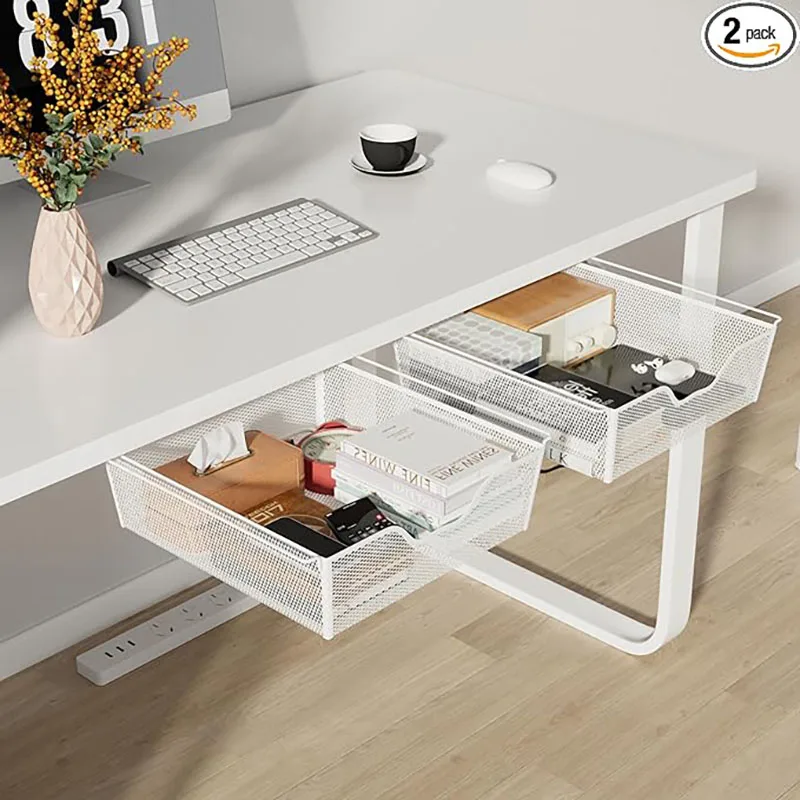 2 Pack Under Desk Drawers Self Adhesive Drawers for Under Desk Storage Pull Out Under Desk Drawer Organizer
2 Pack Under Desk Drawers Self Adhesive Drawers for Under Desk Storage Pull Out Under Desk Drawer Organizer