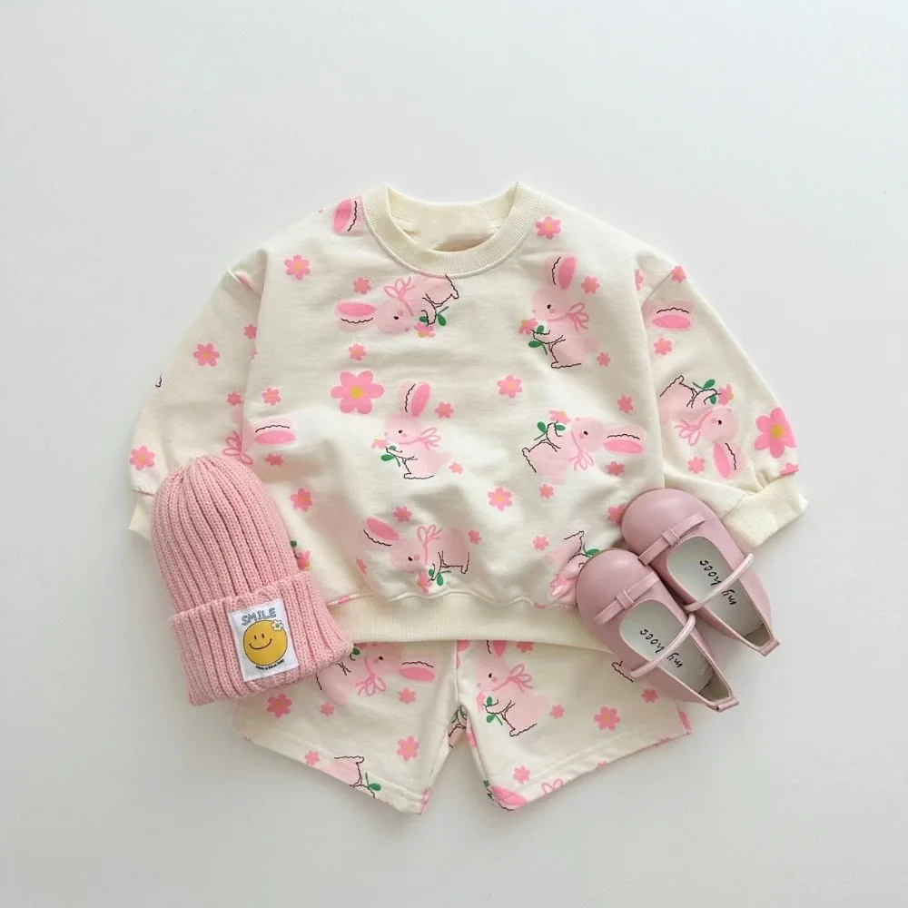 Spring and Autumn Boys and Girls Sweater Set Cotton Cartoon Print Casual Sports Sets Two Piece Set of Sports Shirts and Pants
Spring and Autumn Boys and Girls Sweater Set Cotton Cartoon Print Casual Sports Sets Two Piece Set of Sports Shirts and Pants