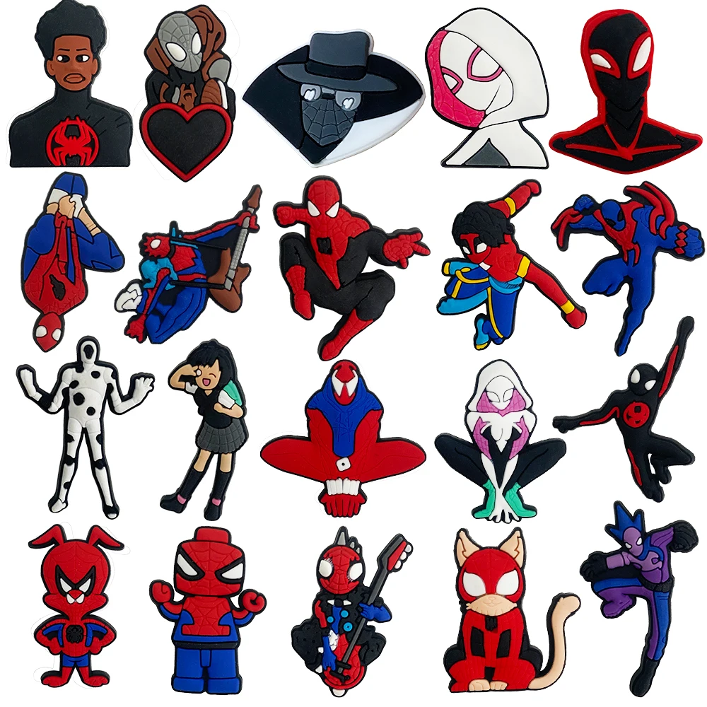 1pcs Marvel's Spider-Man series Croc Charms Designer for Shoe Charms Croc Accessories for Classic Clog Kids Gift Hot Sale
1pcs Marvel's Spider-Man series Croc Charms Designer for Shoe Charms Croc Accessories for Classic Clog Kids Gift Hot Sale