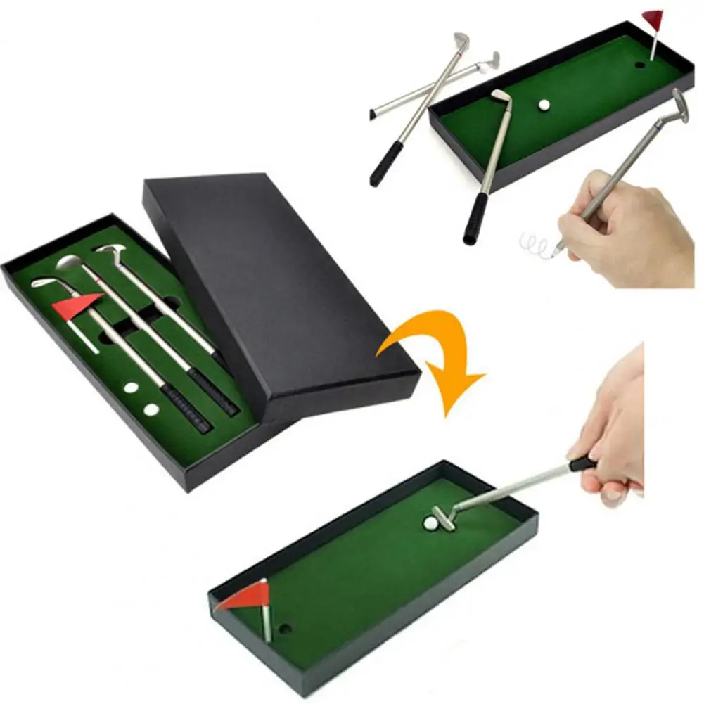 1 Set 0.7mm Golf Pen Quick Dry Push Comfortable Grip Golf Club Shape Office Gift Water-based Pen Set School Supplies
1 Set 0.7mm Golf Pen Quick Dry Push Comfortable Grip Golf Club Shape Office Gift Water-based Pen Set School Supplies