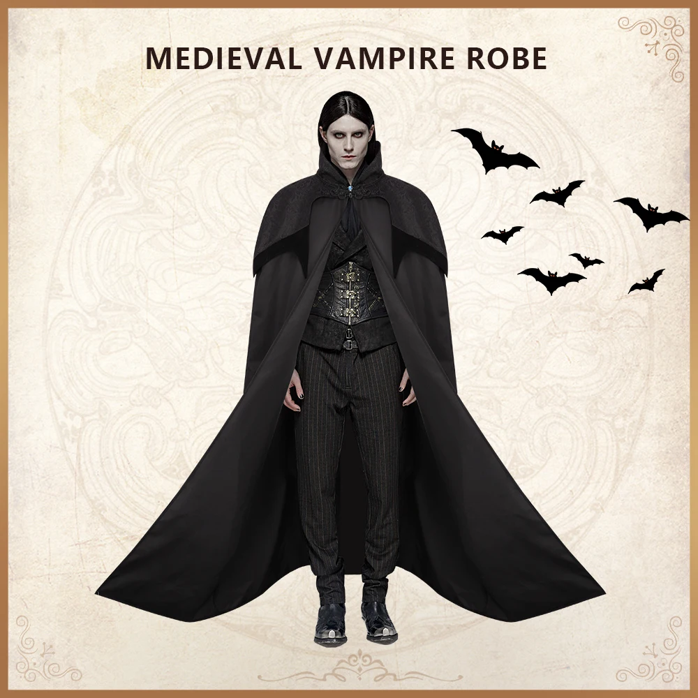 Halloween Medieval Men Cosplay Knight Pirate Costumes Gothic Retro Hooded Cloak Capes Vampire Long Robes Carnival Dress Up Party
Halloween Medieval Men Cosplay Knight Pirate Costumes Gothic Retro Hooded Cloak Capes Vampire Long Robes Carnival Dress Up Party
