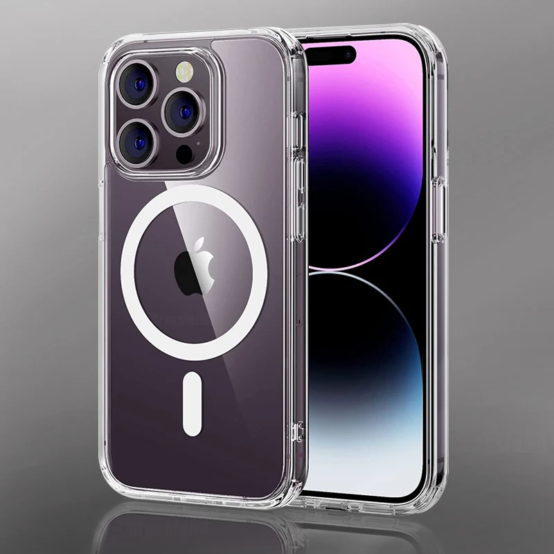 Прозрачный чехол для телефона iPhone 14, 13, 12, 11, 15 Pro Max, для Magsafe, магнитный чехол с беспроводной зарядкой и анимацией, чехол для 7, 8, XR, XsMax
Прозрачный чехол для телефона iPhone 14, 13, 12, 11, 15 Pro Max, для Magsafe, магнитный чехол с беспроводной зарядкой и анимацией, чехол для 7, 8, XR, XsMax