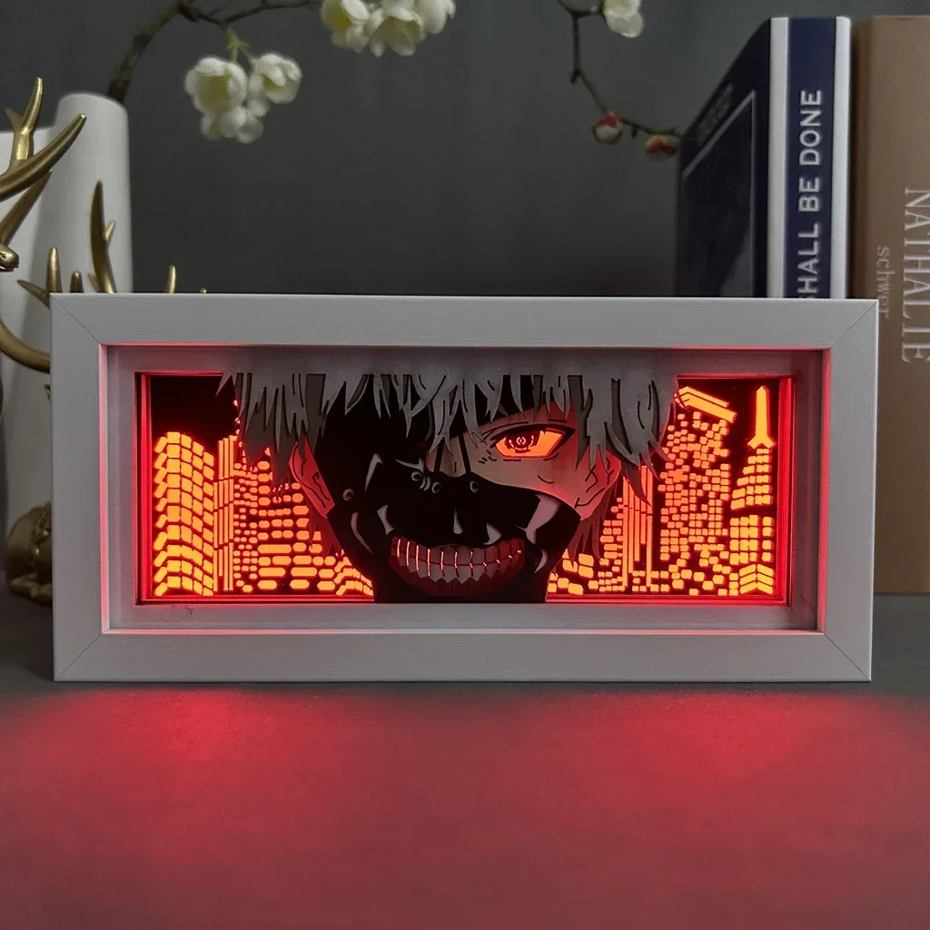 Lightbox Токийский Гуль для украшения спальни, светодиодный ночник, Kaneki манга, настольная лампа, подарок для друга, игровое освещение, аниме
Lightbox Токийский Гуль для украшения спальни, светодиодный ночник, Kaneki манга, настольная лампа, подарок для друга, игровое освещение, аниме