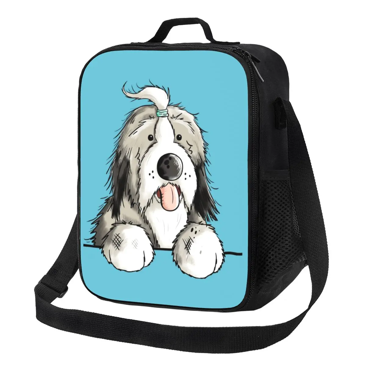Happy Bearded Collie Dog Insulated Lunch Bag for School Office Pet Animal Waterproof Cooler Thermal Lunch Box Women Children
Happy Bearded Collie Dog Insulated Lunch Bag for School Office Pet Animal Waterproof Cooler Thermal Lunch Box Women Children