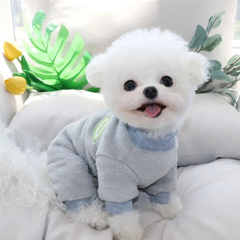 Tractable Pet Four Legged Clothes Autumn Teddy One Piece Clothing Puppy Warm Pullover Solid Color Dog Clothing Dog Birthday Gift
Tractable Pet Four Legged Clothes Autumn Teddy One Piece Clothing Puppy Warm Pullover Solid Color Dog Clothing Dog Birthday Gift
