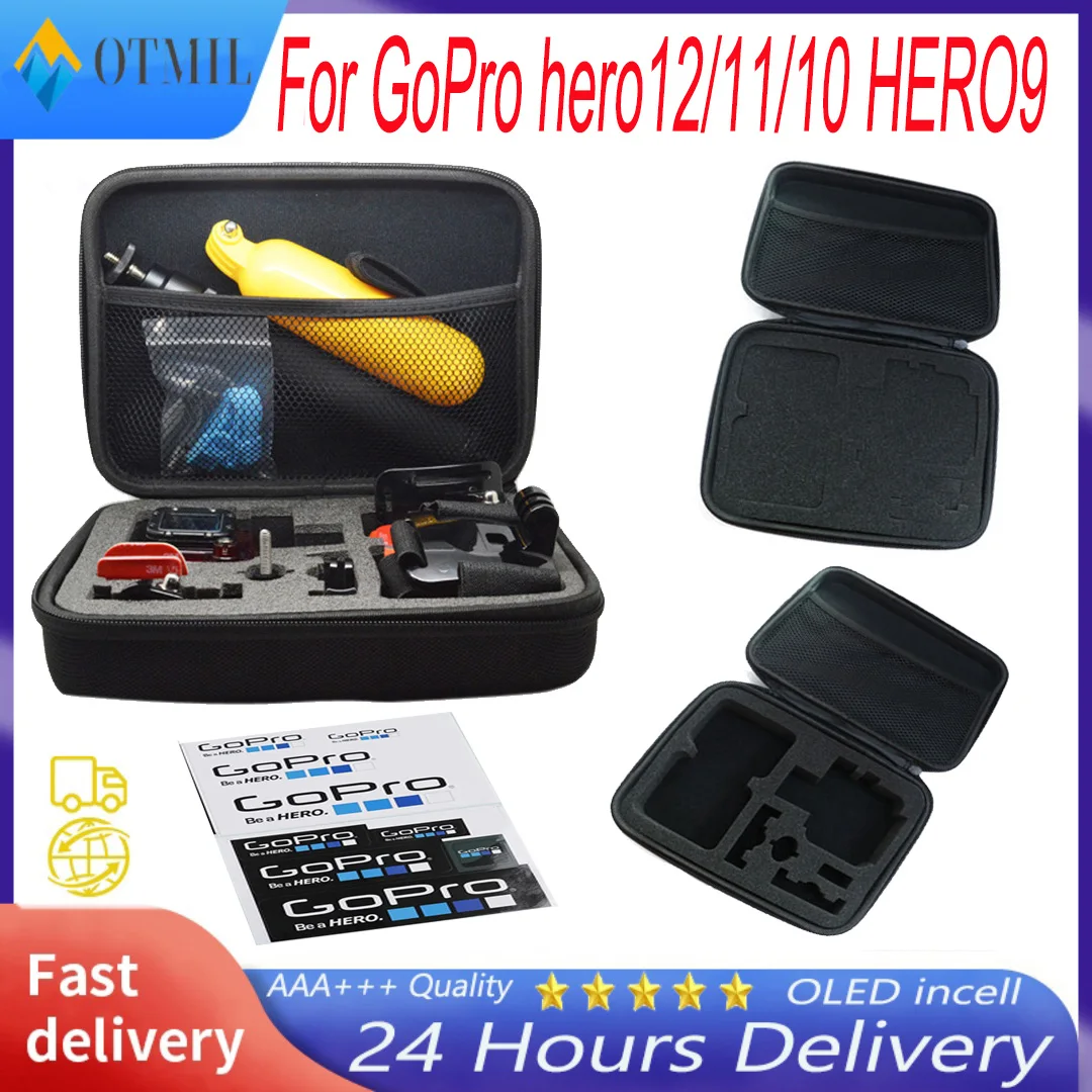 

Carrying Case Protective Storage Bag For GoPro Hero 12 11 10 9 SJCAM 4000AIR AKASO DJI EKEN DJI Action Camera Accessories