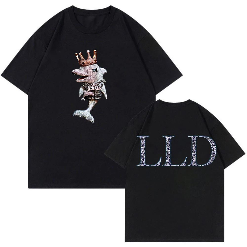 

Young Dolph LLD Merch T-shirt Pop Singer Crewneck Short Sleeve Tee Tee Women Men Streetwear Hip Hop Clothes