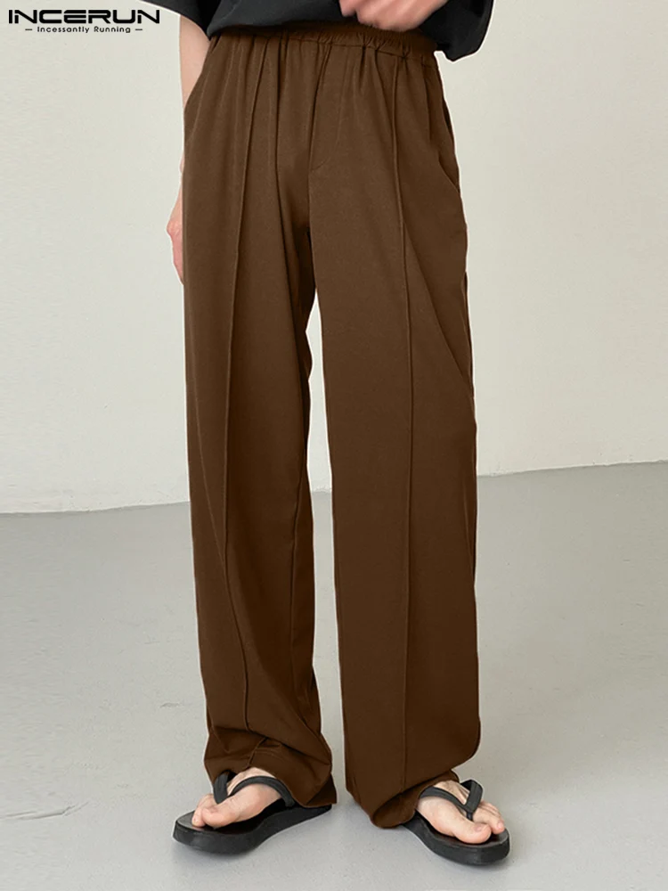 INCERUN Men Casual Pants Solid Color Elastic Waist 2023 Loose Straight Trousers Men Joggers Streetwear Leisure Pantalon S-5XL
INCERUN Men Casual Pants Solid Color Elastic Waist 2023 Loose Straight Trousers Men Joggers Streetwear Leisure Pantalon S-5XL