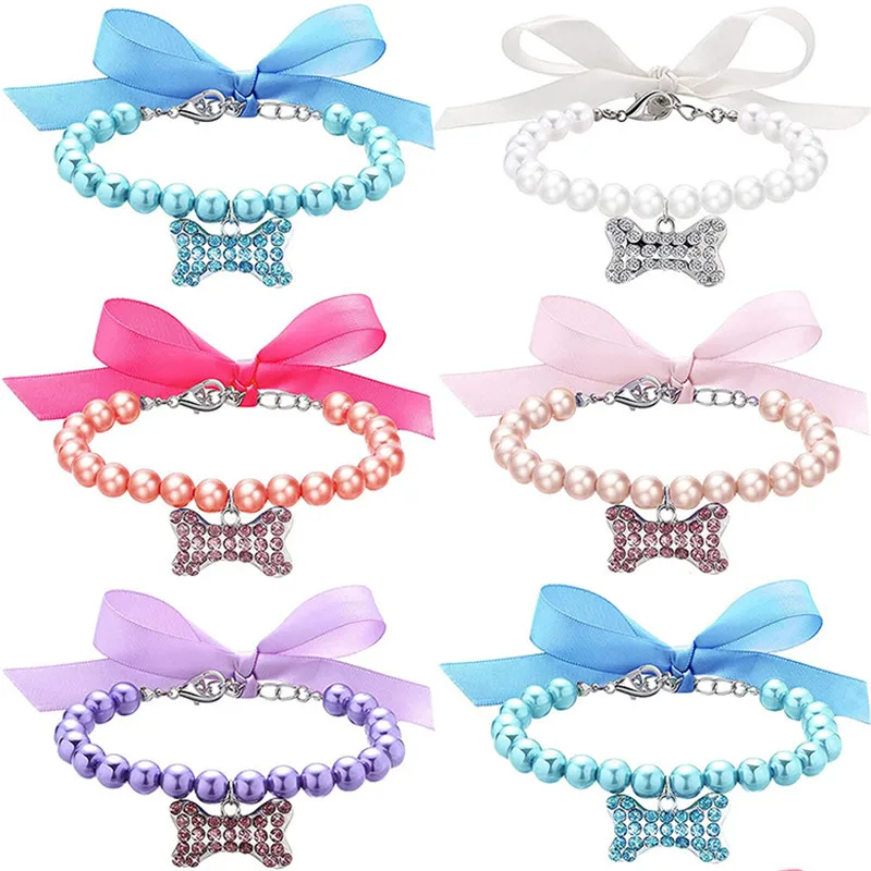 Fashion Rhinestone Dog Collar for Small Dogs Chihuahua Cat Pearl Chains with Pendant Jeweled S-M-L Pet Products Supplier Pug
Fashion Rhinestone Dog Collar for Small Dogs Chihuahua Cat Pearl Chains with Pendant Jeweled S-M-L Pet Products Supplier Pug