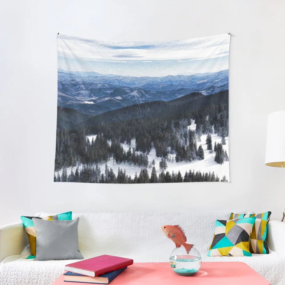 Snowy Ridges - Impressions of Mountains Tapestry Christmas Decor Room Decoration Korean Style
Snowy Ridges - Impressions of Mountains Tapestry Christmas Decor Room Decoration Korean Style