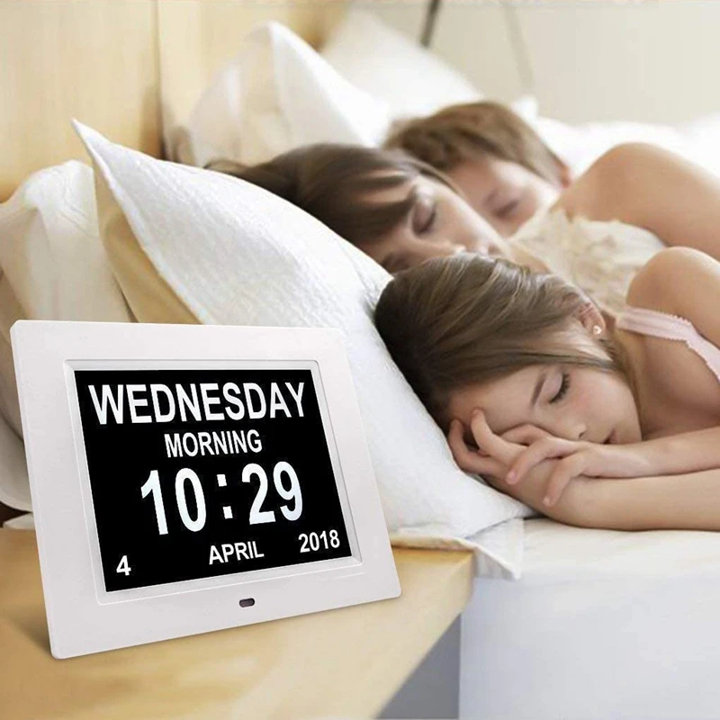 7 Inch Digital Calendar Day Clock Large Clear Digits Display Alarm Clock With HD Digital Photo Frame
7 Inch Digital Calendar Day Clock Large Clear Digits Display Alarm Clock With HD Digital Photo Frame
