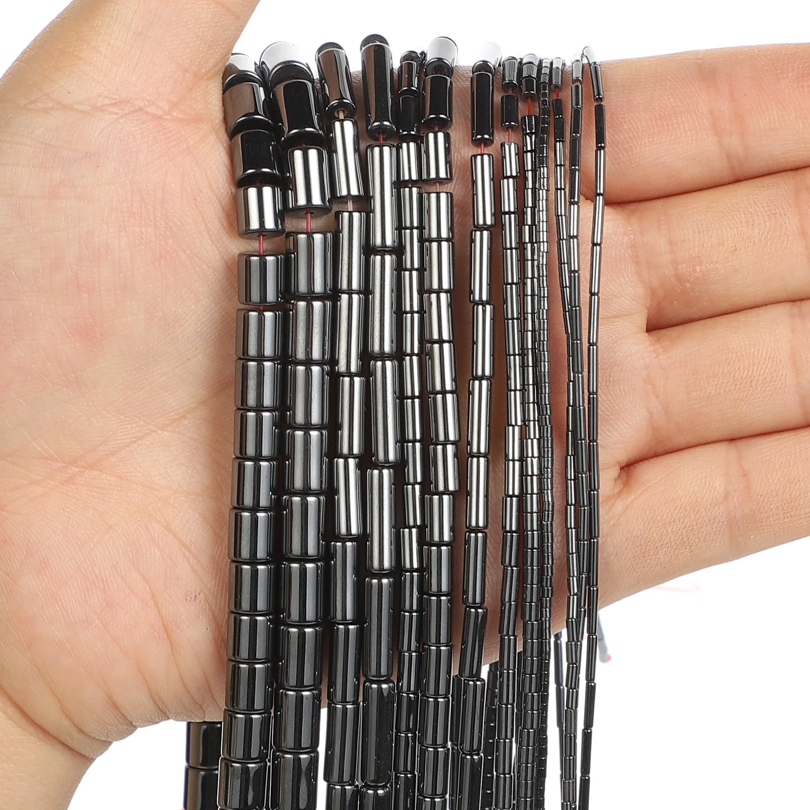 Cylinder Black Hematite Beads Square Natural Stone Beads Round Loose Beads For Jewelry Making DIY Bracelet Accessories 3-8mm
Cylinder Black Hematite Beads Square Natural Stone Beads Round Loose Beads For Jewelry Making DIY Bracelet Accessories 3-8mm