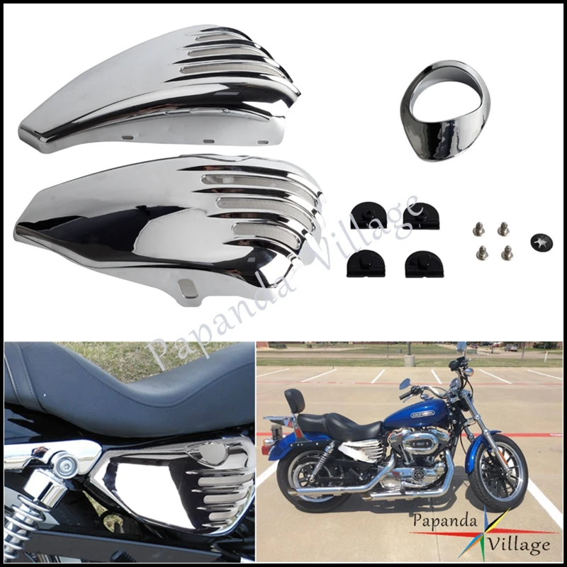 Левая и правая стороны крышка аккумулятора мотоцикла для Harley Sportster XL Iron 883 1200 Nightster Roadster Custom Forty-Eight 2004-2013
Левая и правая стороны крышка аккумулятора мотоцикла для Harley Sportster XL Iron 883 1200 Nightster Roadster Custom Forty-Eight 2004-2013