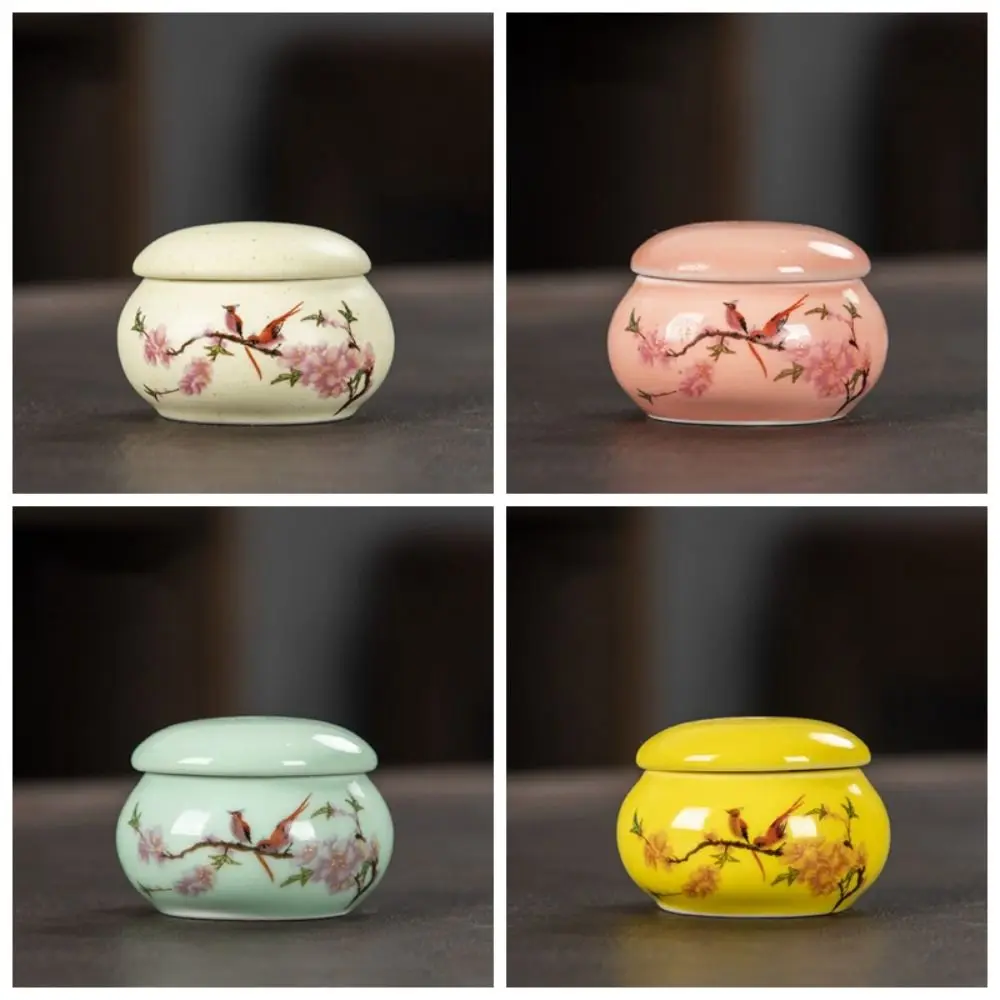 Mini Glaze Ceramic Jars Light Weight Moisture-proof Portable Nail Cup with Lid Small Waterproof Powder Ointment Cans Men
Mini Glaze Ceramic Jars Light Weight Moisture-proof Portable Nail Cup with Lid Small Waterproof Powder Ointment Cans Men