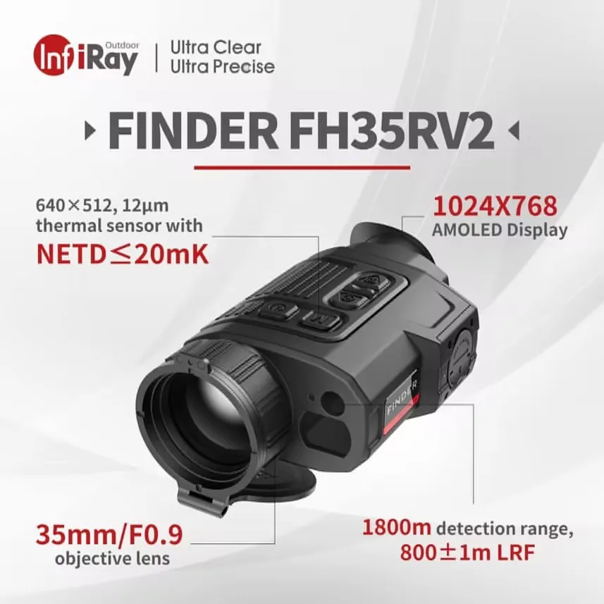 Infiray FH35R тепловизор для охоты Монокуляр Профессиональный прицел тепловизор камера Whit дальномер
Infiray FH35R тепловизор для охоты Монокуляр Профессиональный прицел тепловизор камера Whit дальномер