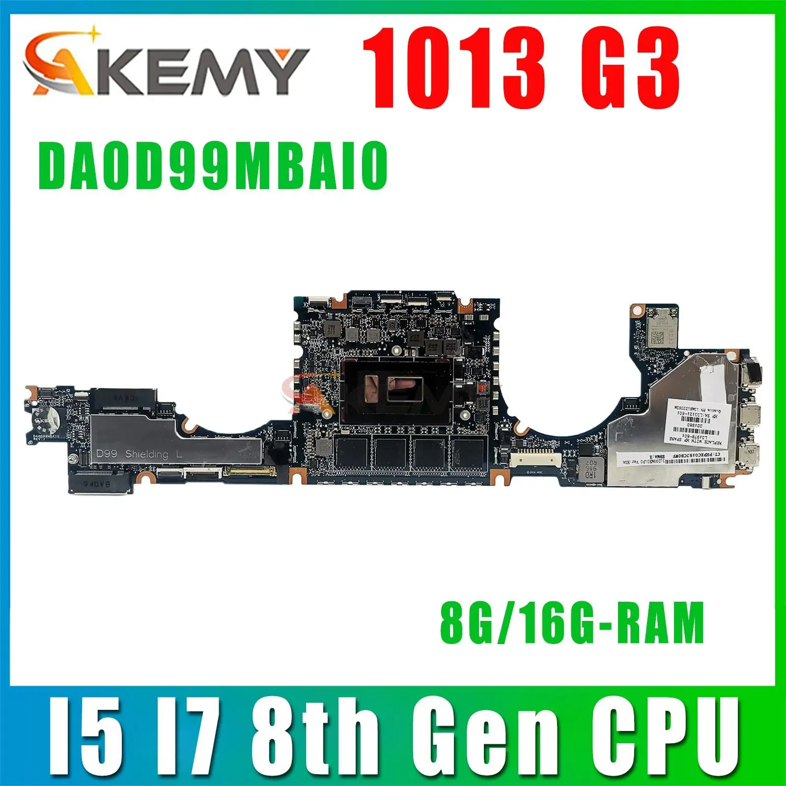 For HP Elite x2 1013 G3 Tablet Laptop Motherboard DA0D99MBAI0 L31333-601 L31337-601 Maniboard L31341-601 L31977-601 Full Tested
For HP Elite x2 1013 G3 Tablet Laptop Motherboard DA0D99MBAI0 L31333-601 L31337-601 Maniboard L31341-601 L31977-601 Full Tested