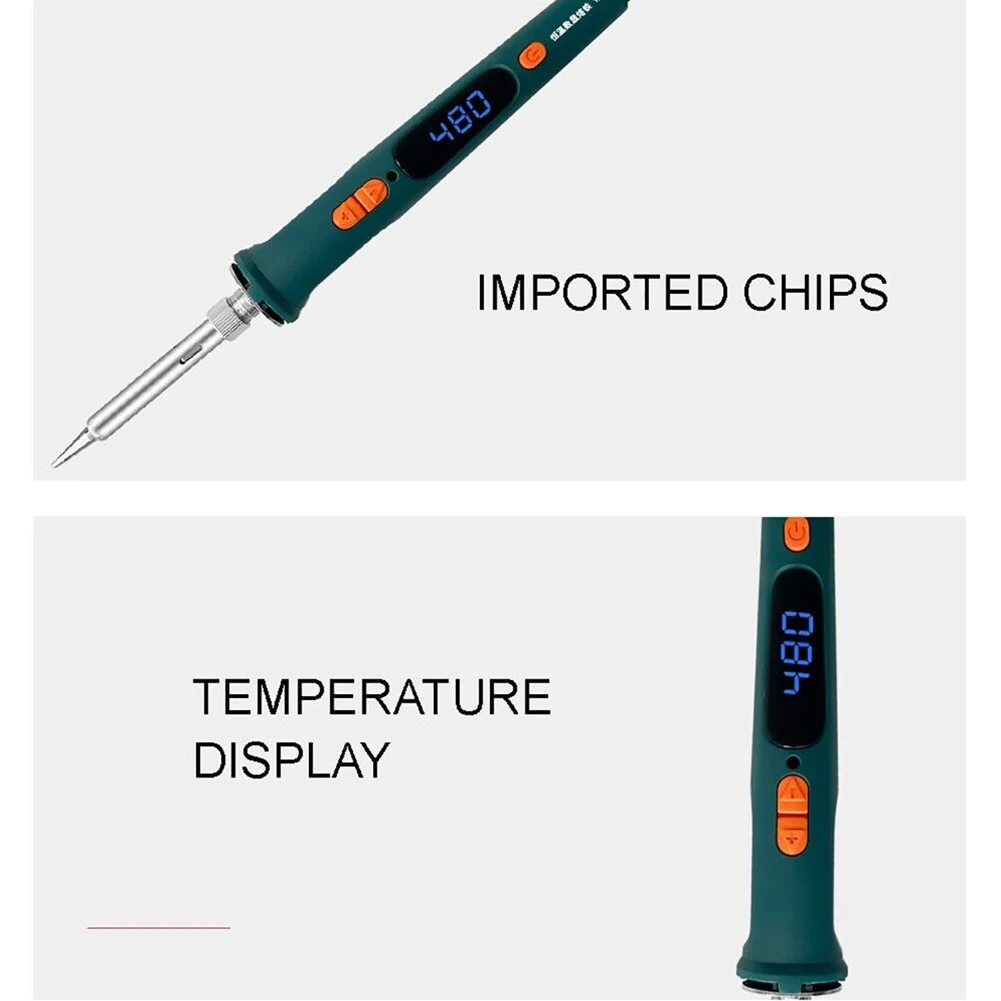 1 Set Soldering Iron Digita Digital Display Soldering Pen Welder Supplies Welding 120W 200-600℃ 220V European Plug
1 Set Soldering Iron Digita Digital Display Soldering Pen Welder Supplies Welding 120W 200-600℃ 220V European Plug