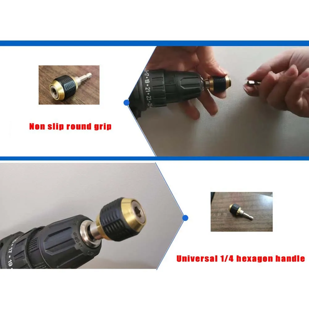 Quick Change Quick Change Adapter Drill Bit Stainless Steel Keyless Quick Change Chuck Converter Dia 24mm Drill
Quick Change Quick Change Adapter Drill Bit Stainless Steel Keyless Quick Change Chuck Converter Dia 24mm Drill
