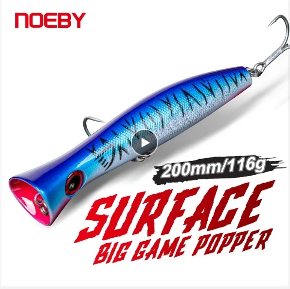 Noeby9248Big Game Popper рыболовные приманки плавающий жесткая приманка Воблер для морской воды 200 мм 116 г соленая вода GT соленый тунец Рыболовная Снасть
Noeby9248Big Game Popper рыболовные приманки плавающий жесткая приманка Воблер для морской воды 200 мм 116 г соленая вода GT соленый тунец Рыболовная Снасть