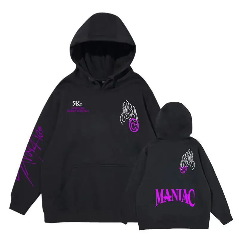 Kpop Stray Kids MANIAC Hoodie Sweatshirts Women Men Fashion y2k Clothes Straykids Pullover Hooded Jacket Casual Sportswear
Kpop Stray Kids MANIAC Hoodie Sweatshirts Women Men Fashion y2k Clothes Straykids Pullover Hooded Jacket Casual Sportswear