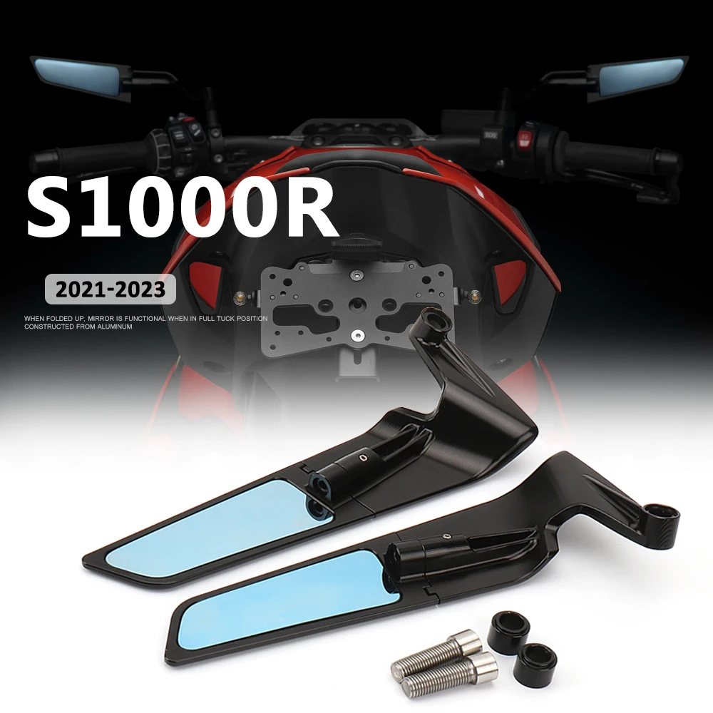 New Motorcycle Accessories Side-Mirror For BMW S1000R S 1000 R s1000r 2021 2022 2023 Wind Wing Side Rearview Reversing Mirror 
New Motorcycle Accessories Side-Mirror For BMW S1000R S 1000 R s1000r 2021 2022 2023 Wind Wing Side Rearview Reversing Mirror