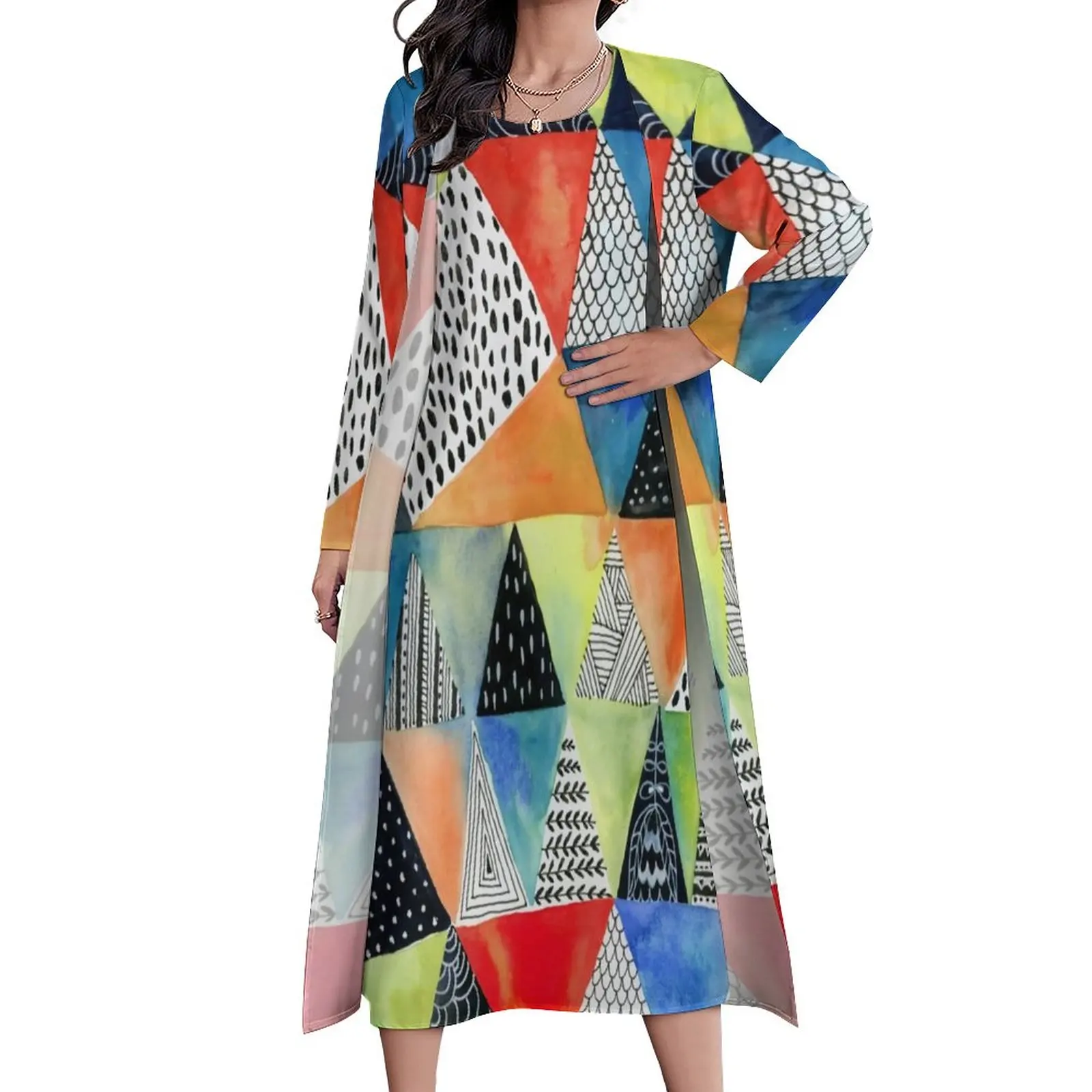 Abstract Geometry Dress Doodled Print Sexy Maxi Dress Street Style Boho Beach Long Dresses Autumn Two Piece Graphic Clothing
Abstract Geometry Dress Doodled Print Sexy Maxi Dress Street Style Boho Beach Long Dresses Autumn Two Piece Graphic Clothing