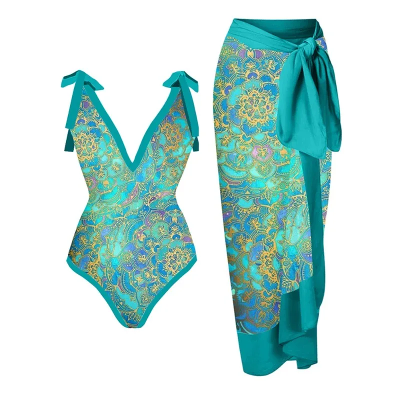 Female Retro Swimsuit One Piece & Skirt Deep V Vintage Holiday Beach Dress Designer Bathing Suit Summer Surf Wear
Female Retro Swimsuit One Piece & Skirt Deep V Vintage Holiday Beach Dress Designer Bathing Suit Summer Surf Wear